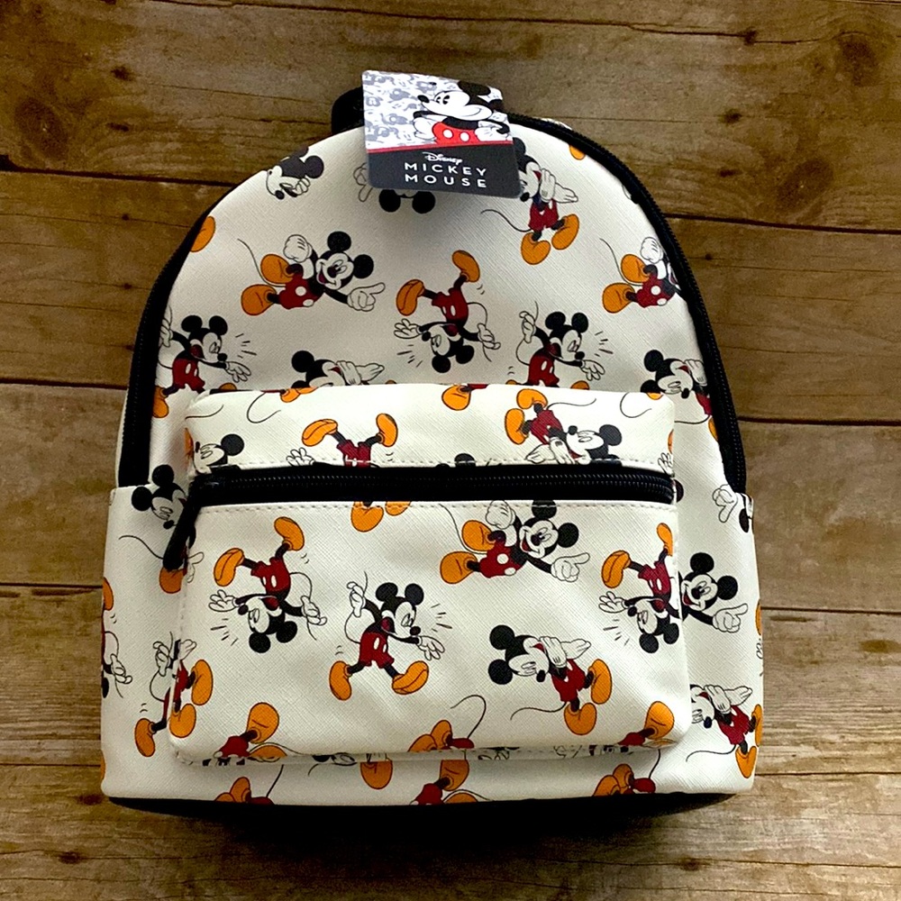 NWT! Disney BioWorld Mickey Mouse Mini Backpack!